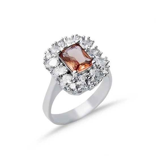 15 X 17mm Baguette Cluster Zultanite 925 Silver Ring 15 X 17mm Baguette Cluster Zultanite 925 Silver Ring