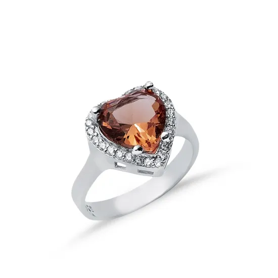 14 X 14mm Heart Cluster Zultanite Sterling Silver Ring 14 X 14mm Heart Cluster Zultanite Sterling Silver Ring