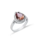 Classic 12 X 14mm Oval Cluster Zultanite Silver Ring Classic 12 X 14mm Oval Cluster Zultanite Silver Ring