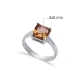 8 X 8mm Square Cluster Zultanite Sterling Silver Ring - Sade 925 Silver Jewelry