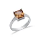 8 X 8mm Square Cluster Zultanite Sterling Silver Ring - Sade 925 Silver Jewelry