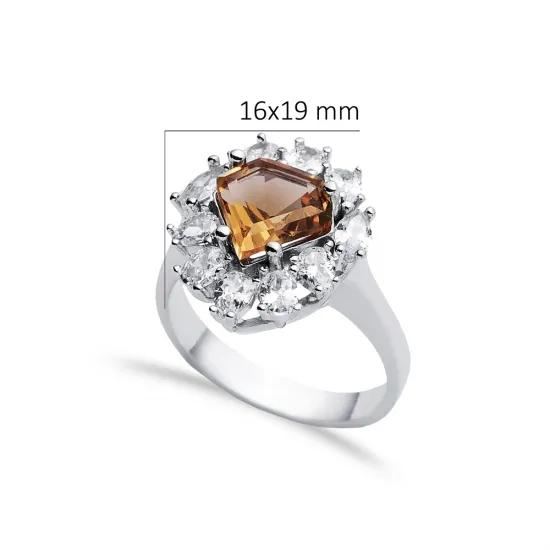 16x19 mm Diamond Cut Silver Zultanite Ring 16x19 mm Diamond Cut Silver Zultanite Ring