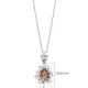Stony Pear Shape CZ Zultanite Necklace
