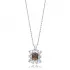 CZ Stone Baguette Stony Zultanite Necklace