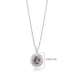 Pear Baguette Stony Zultanite Sterling Silver Necklace