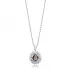 Pear Baguette Stony Zultanite Sterling Silver Necklace