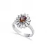 13x15 mm Oval Cut Cluster Zultanite Ring