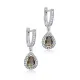 9x11 mm Pear Cluster Zultanite Earrings 9x11 mm Pear Cluster Zultanite Earrings