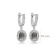 9 X 11mm Oval Cluster Zultanite 925 Silver Earrings 9 X 11mm Oval Cluster Zultanite 925 Silver Earrings
