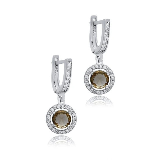 10mm Round Cluster Zultanite Sterling Silver Earrings