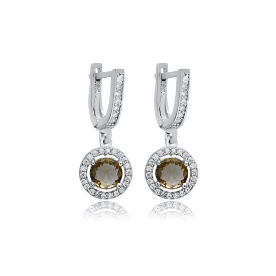 10mm Round Cluster Zultanite Sterling Silver Earrings