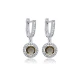 10mm Round Cluster Zultanite Sterling Silver Earrings
