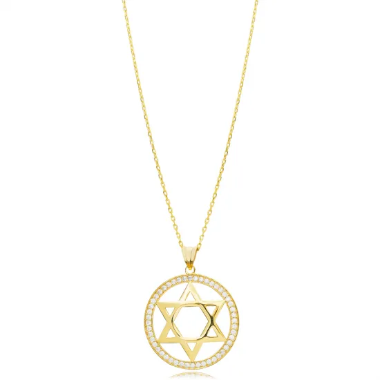 24mm Star Of David 925 Sterling Silver Necklace 24mm Star Of David 925 Sterling Silver Necklace