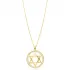 24mm Star Of David 925 Sterling Silver Necklace