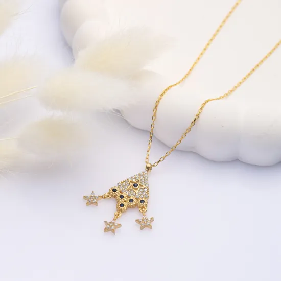Irregular Shape Star Shaker Sterling Silver Necklace Irregular Shape Star Shaker Sterling Silver Necklace