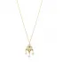 Irregular Shape Star Shaker Sterling Silver Necklace