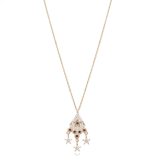 Irregular Shape Star Shaker Sterling Silver Necklace Irregular Shape Star Shaker Sterling Silver Necklace