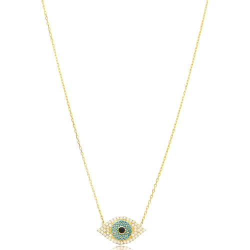 Evil Eye 925 Sterling Silver Necklace Wholesale