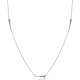 Minimalist Chain Long 925 Sterling Silver Necklace Minimalist Chain Long 925 Sterling Silver Necklace