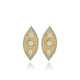 Turquoise CZ Evil Eye 925 Sterling Silver Earrings Turquoise CZ Evil Eye 925 Sterling Silver Earrings