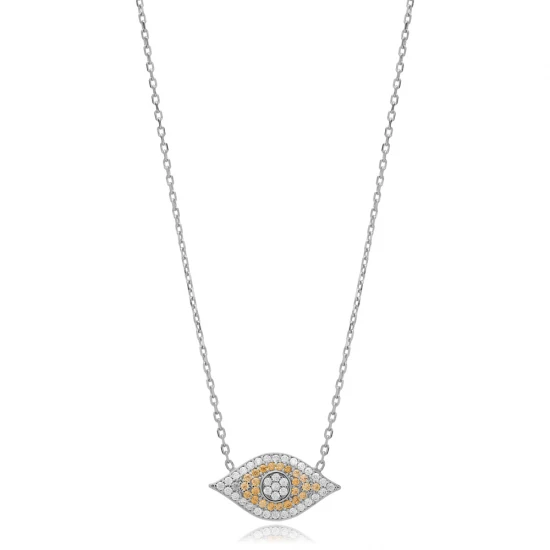 925 Sterling Silver CZ Evil Eye Bracelet 925 Sterling Silver CZ Evil Eye Bracelet