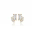 Tiny CZ Baguette 925 Sterling Silver Earrings