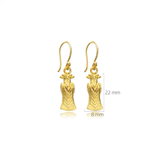 Eagle Design 22K Vintage Hook Earrings Eagle Design 22K Vintage Hook Earrings