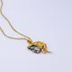 Ancient Man Figure 22 Karat Vintage 925 Silver Necklace Ancient Man Figure 22 Karat Vintage 925 Silver Necklace