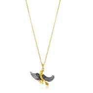 Ancient Eagle Symbol 22K Vintage Necklace