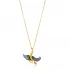 Ancient Eagle Symbol 22 Karat Vintage Silver Necklace