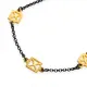 Geometric X 22 Karat Vintage Sterling Silver Bracelet