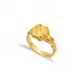 22 Karat Gold Plated Popular Style Vintage Silver Ring