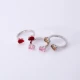 Garnet CZ Pear Adjustable 925 Sterling Silver Ring - Sade 925 Silver Jewelry