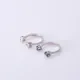 Heart White CZ Adjustable 925 Sterling Silver Ring Heart White CZ Adjustable 925 Sterling Silver Ring