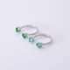 Paraiba CZ Heart Adjustable 925 Sterling Silver Ring | 925 Sterling Silver Wholesale | Sade Silver Paraiba CZ Heart Adjustable 925 Sterling Silver Ring - Sade 925 Silver Jewelry