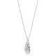 Hand White Opal 925 Sterling Silver Necklace Hand White Opal 925 Sterling Silver Necklace