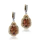 Zultanite CZ Pear Dangle 925 Sterling Silver Earrings Zultanite CZ Pear Dangle 925 Sterling Silver Earrings