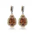 Zultanite CZ Pear Dangle 925 Sterling Silver Earrings