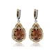 Zultanite CZ Pear Dangle 925 Sterling Silver Earrings - Sade 925 Silver Jewelry