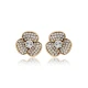 Clear CZ Flower 925 Sterling Silver Earrings | 925 Sterling Silver Wholesale | Sade Silver Clear CZ Flower 925 Sterling Silver Earrings - Sade 925 Silver Jewelry