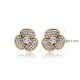 Clear CZ Flower 925 Sterling Silver Earrings | 925 Sterling Silver Wholesale | Sade Silver Clear CZ Flower 925 Sterling Silver Earrings - Sade 925 Silver Jewelry