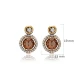 Zultanite Round 925 Sterling Silver Earrings - Sade 925 Silver Jewelry