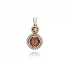 Zultanite CZ Round Shape 925 Sterling Silver Pendant