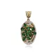 Emerald CZ Oval Turkish Authentic Pendant Emerald CZ Oval Turkish Authentic Pendant