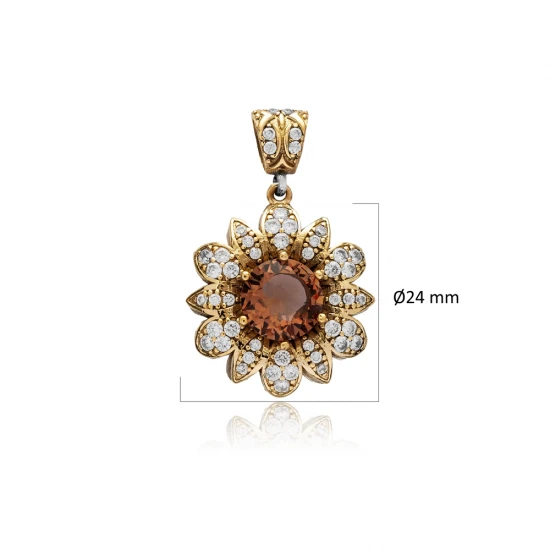Flower Zultanite 925 Sterling Silver Pendant Flower Zultanite 925 Sterling Silver Pendant