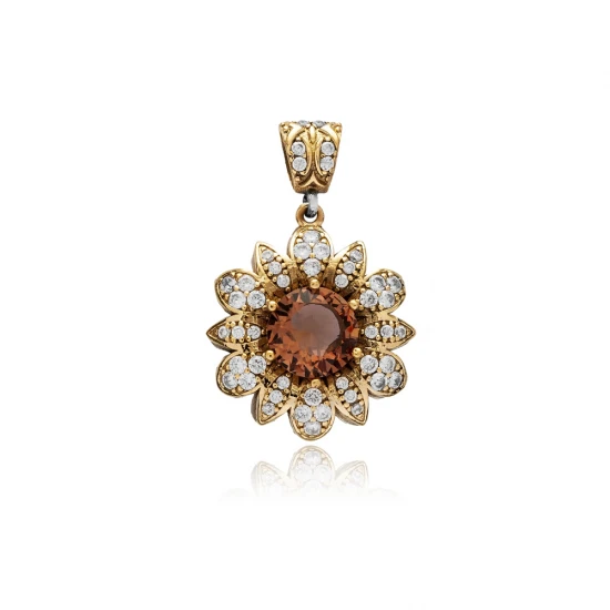 Flower Zultanite 925 Sterling Silver Pendant Flower Zultanite 925 Sterling Silver Pendant