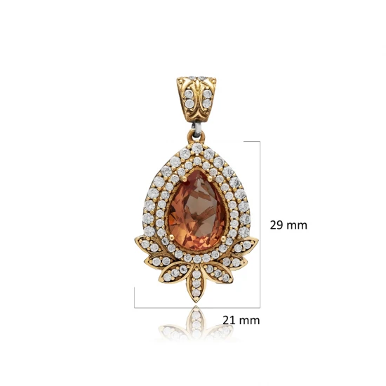 Pear Shape Zultanite 925 Sterling Silver Pendant Pear Shape Zultanite 925 Sterling Silver Pendant