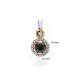 Mystic Topaz CZ Round 925 Sterling Silver Pendant Mystic Topaz CZ Round 925 Sterling Silver Pendant