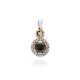 Mystic Topaz CZ Round 925 Sterling Silver Pendant Mystic Topaz CZ Round 925 Sterling Silver Pendant