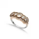 Round CZ Ottoman 925 Sterling Silver Ring Round CZ Ottoman 925 Sterling Silver Ring